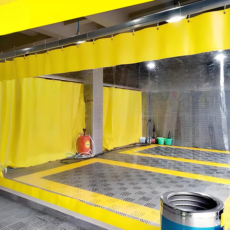 洗車カーテン素材